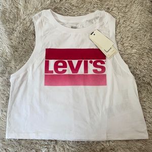 NWT Levi’s logo tank top size small